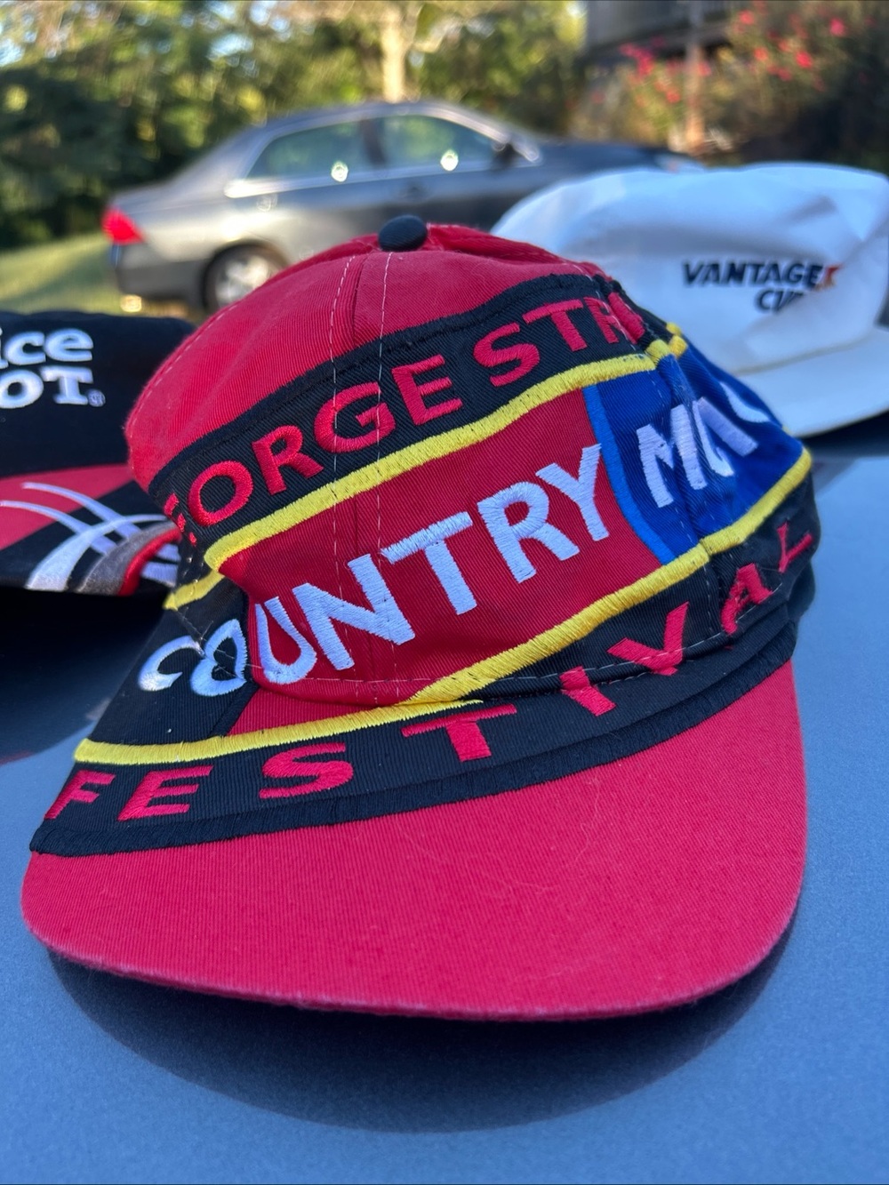 Assorted Racing & Logo Baseball Cap - Red, Yellow, Black - Picture 2 of 15